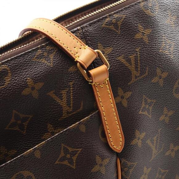 LOUIS VUITTON Brown Monogram Leather Tote Bag - Picture 10 of 10